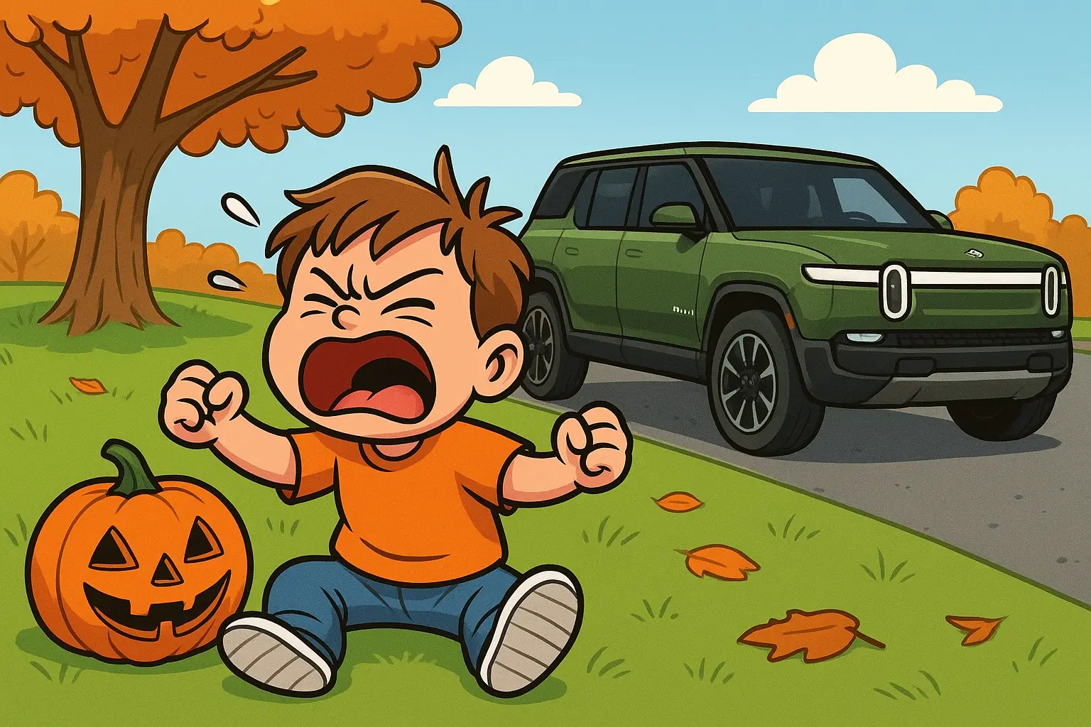 Rivian R1T R1S Rivian Halloween Mode SPOOKY SWAMP (2025) is Alive! 🎃 1761222826567-z7