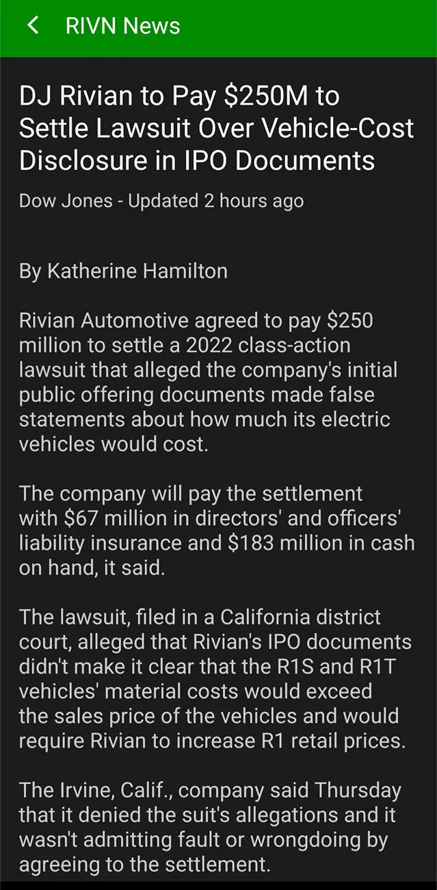 Rivian R1T R1S Rivian will pay $250M to settle lawsuit over R1 price hike 1000010992