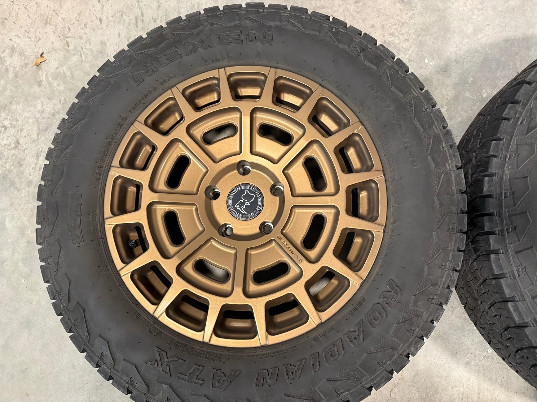 Rivian R1T R1S SOLD - Set of 5 Black Rhino Wheels in Bronze With Tires $2,600 o.b.o. IMG_1623