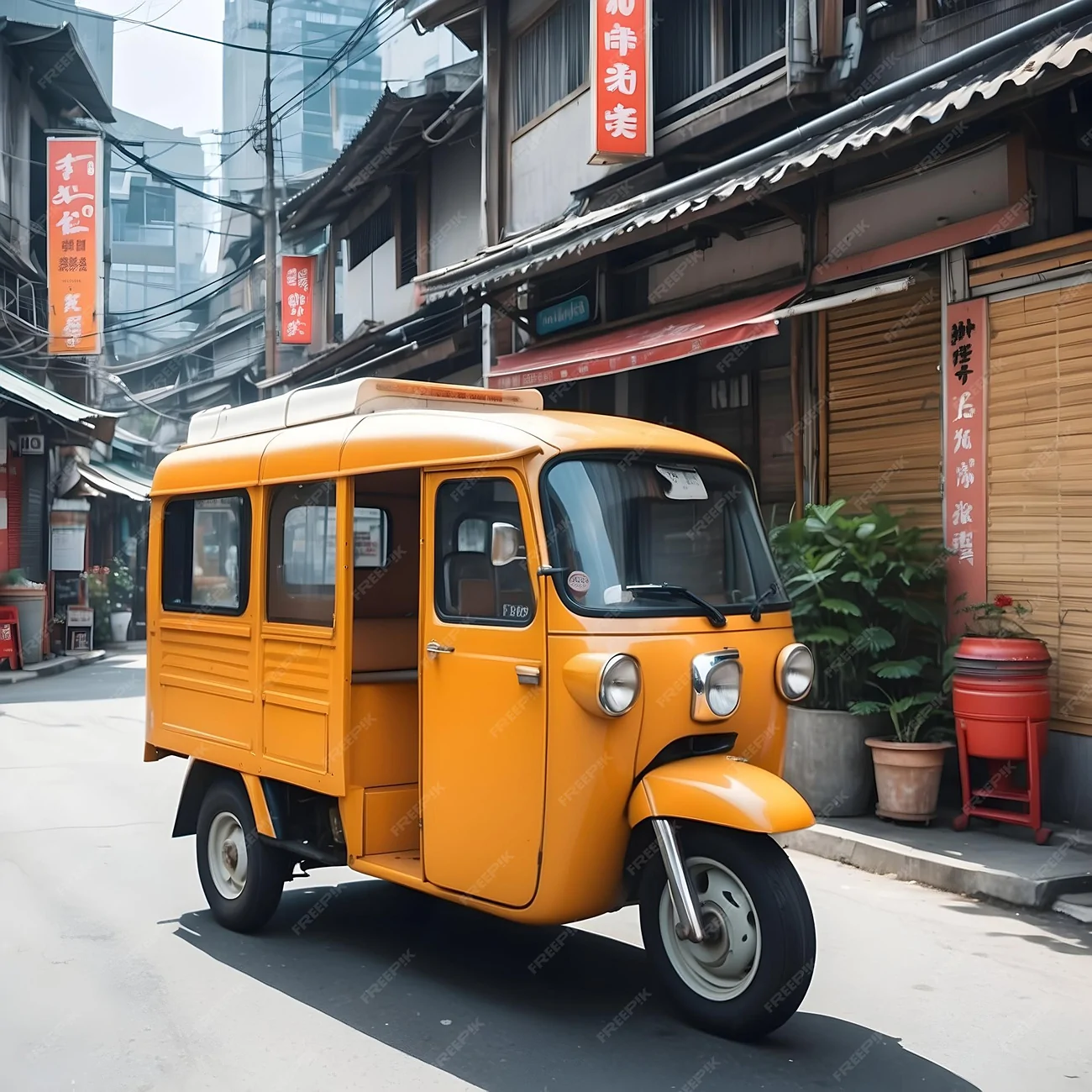 Rivian R1T R1S Amazon to buy thousands of pedal-assist cargo vehicles from ALSO (Rivian spinoff) tuk-tuk-thai-taxi-auto-rickshaw-thailand-transport-tuk-tuk-vehicle-threewheeler-thai-urban-tr