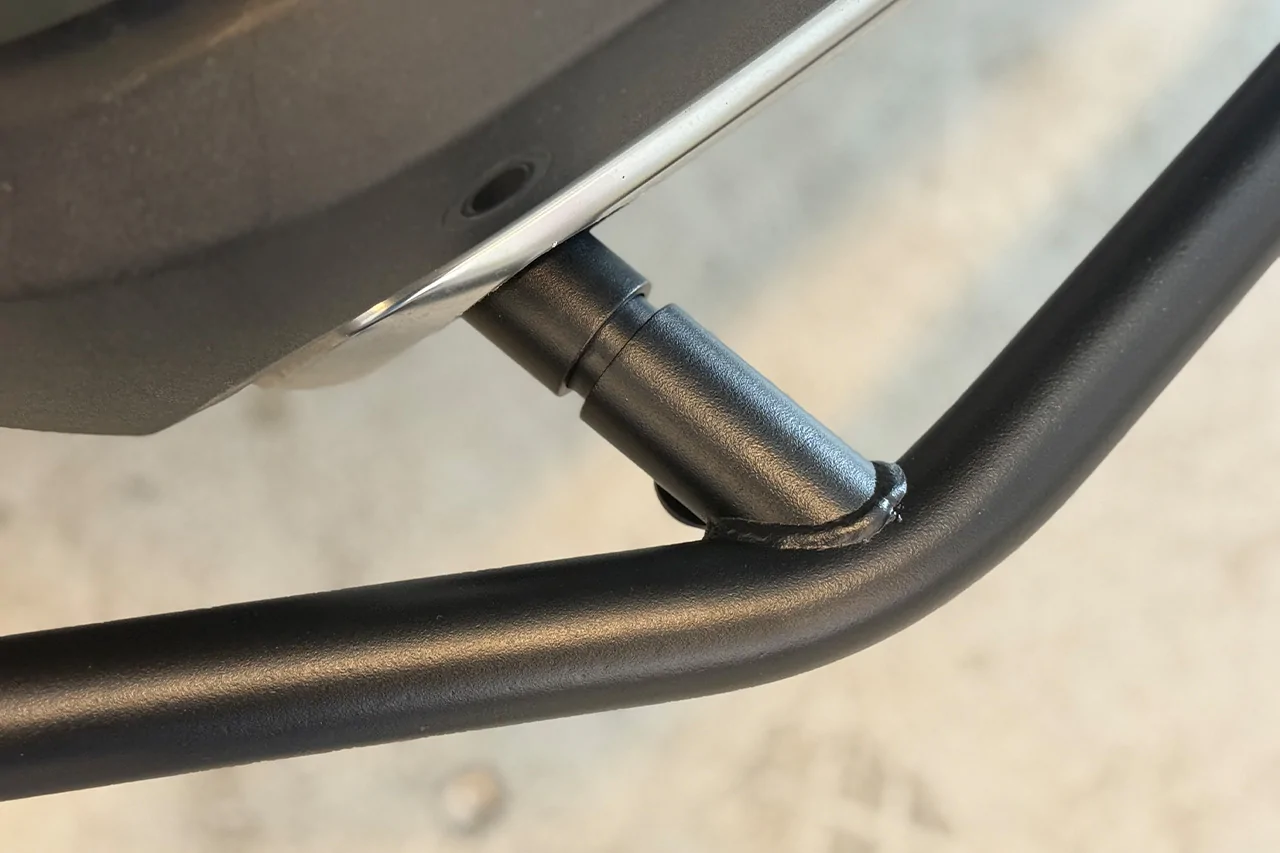Rivian R1T R1S 🎉 NEW 🎉  RMaxx Heavy Duty Brush / Bull Bars for Rivian R1T / R1S Front Grille and Rear Bumper - EV Sportline rivian bull bar rear detail
