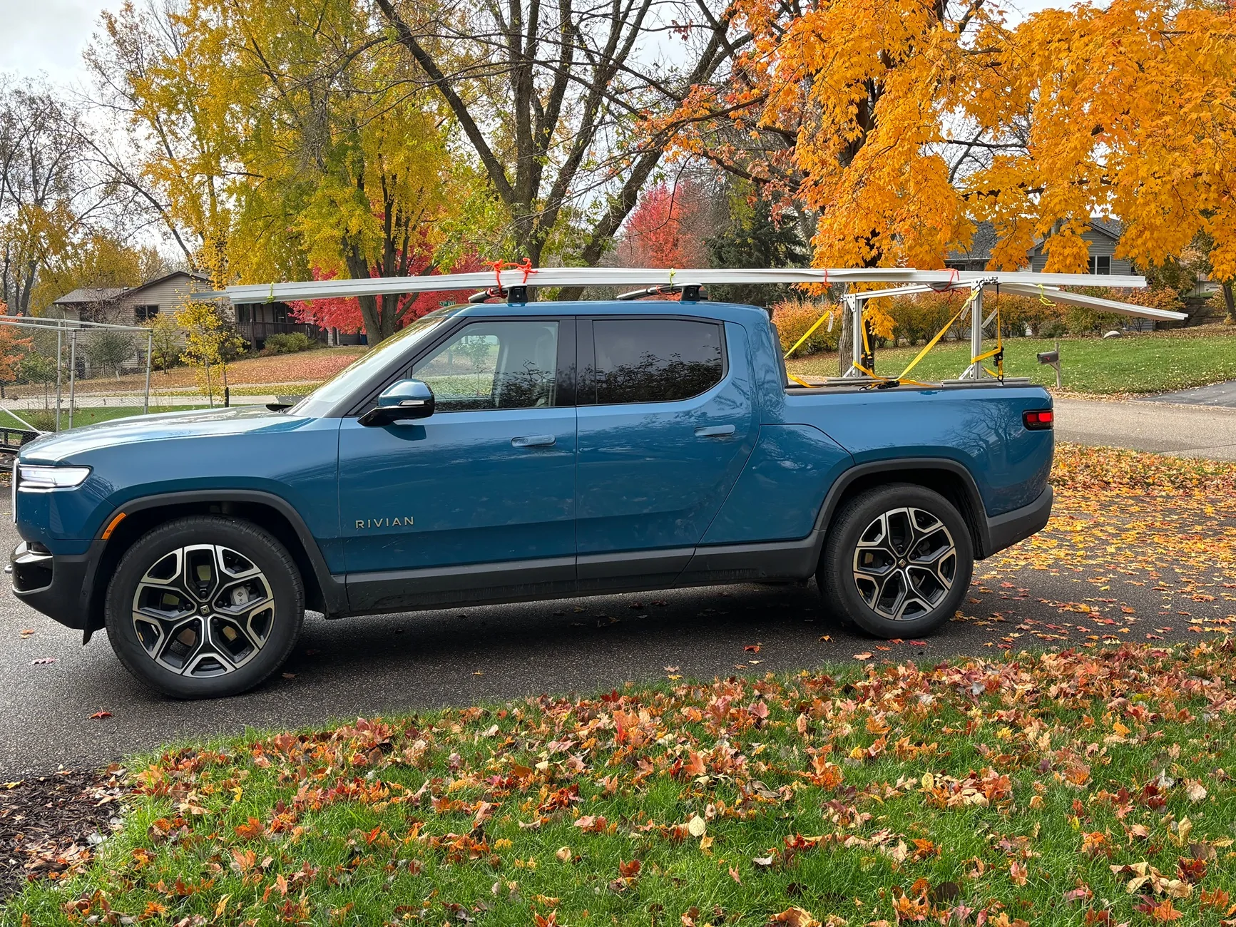 Rivian R1T R1S 🎉 NEW 🎉  RMaxx Heavy Duty Brush / Bull Bars for Rivian R1T / R1S Front Grille and Rear Bumper - EV Sportline IMG_5133