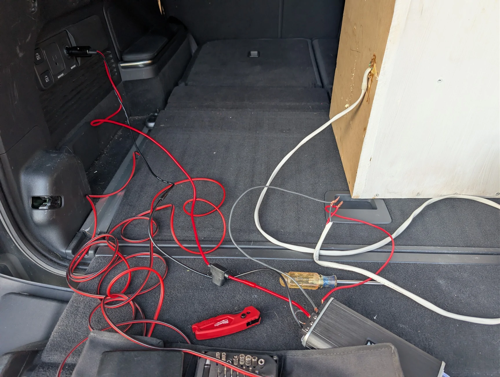 Rivian R1T R1S Diving Into Gen2 Standard Audio to Add a Subwoofer PXL_20251102_215602849