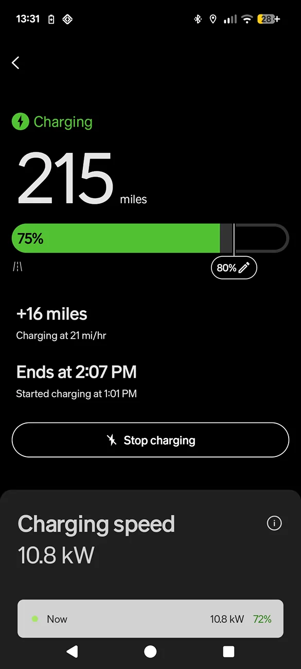 Rivian R1T R1S Charging and range estimates seem off? Screenshot_20251104-133155