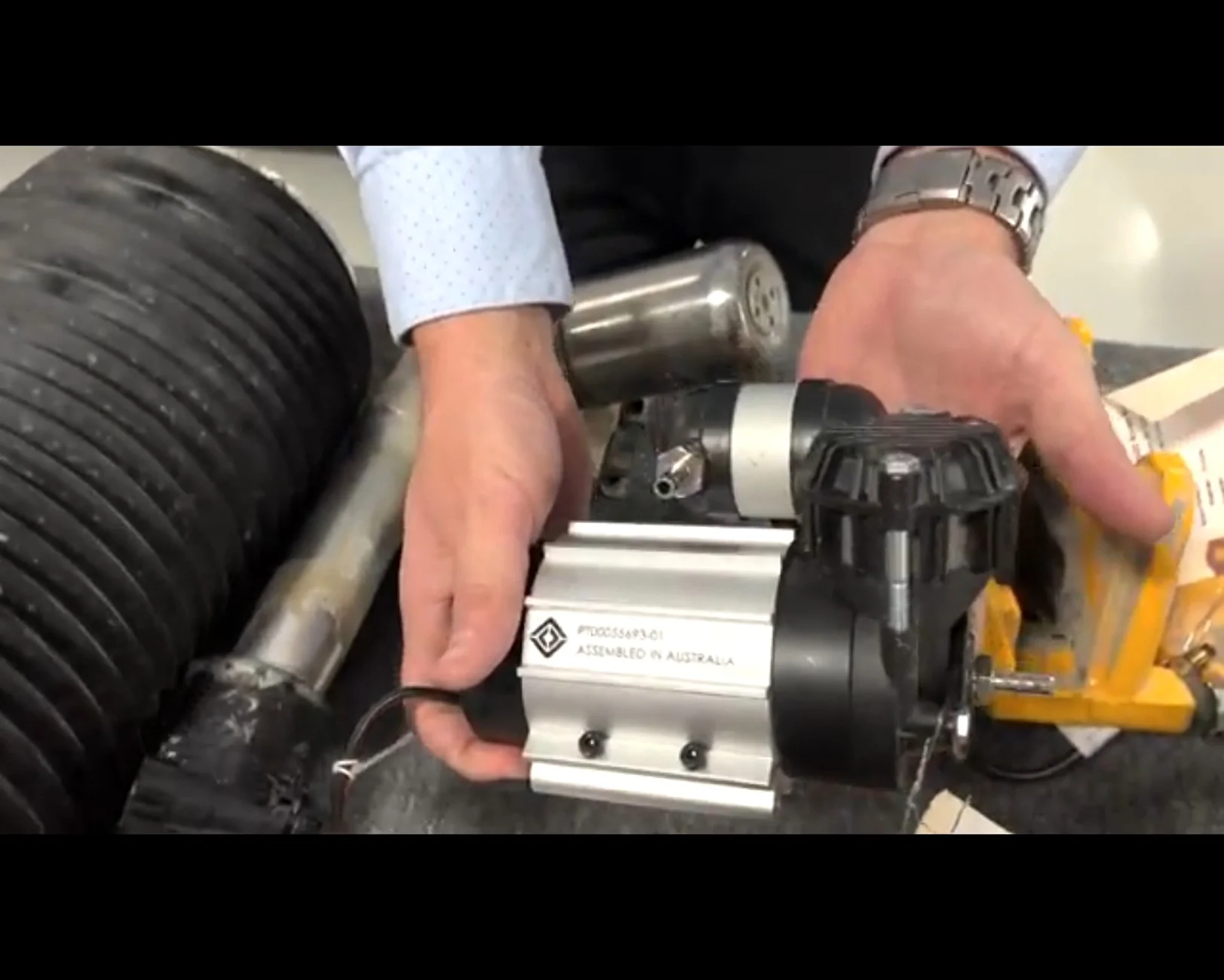 Rivian R1T R1S Portable tire pump? Screenshot_20251104_110000_YouTu