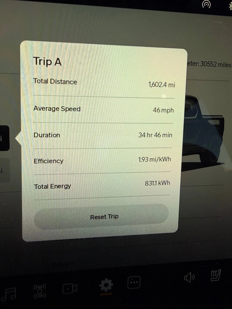 Rivian R1T R1S 9mo efficiency check-in on the 2025 Gen 2 Dual Large - TL;DR surprisingly bad IMG_9183