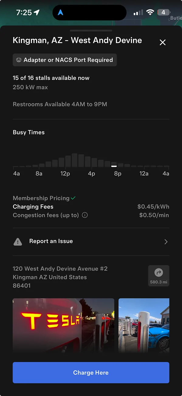 Rivian R1T R1S RAN charging how much??? Screenshot 2025-11-10 at 7.25.00 PM