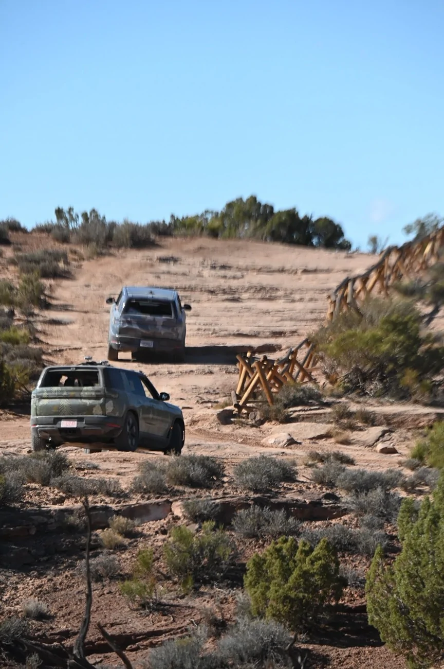 Rivian R1T R1S Latest R2 pics off roading on Moab trails Latest R2 pics off roading on Moab trails 4