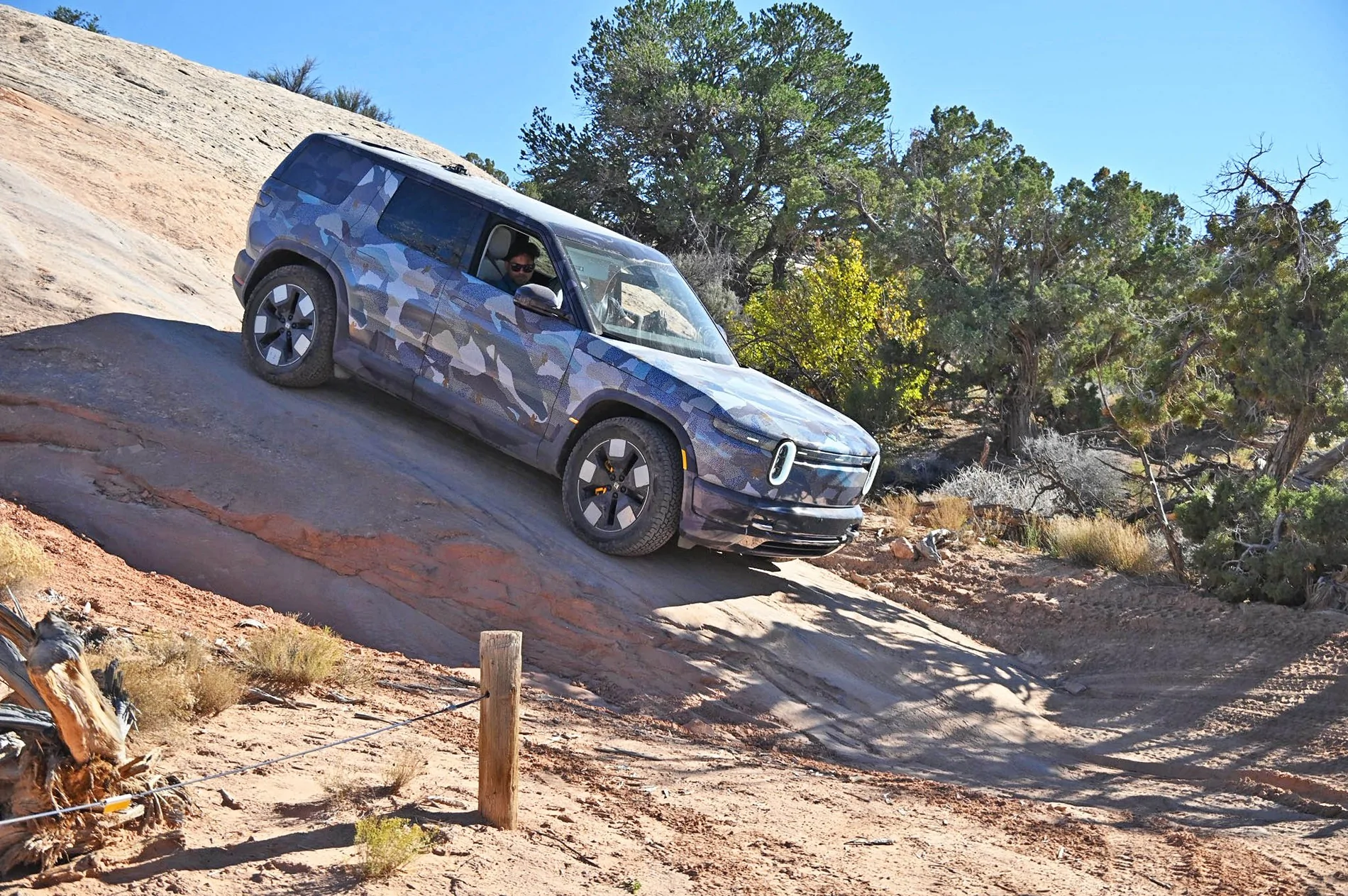 Rivian R1T R1S Latest R2 pics off roading on Moab trails Latest R2 pics off roading on Moab trails 3
