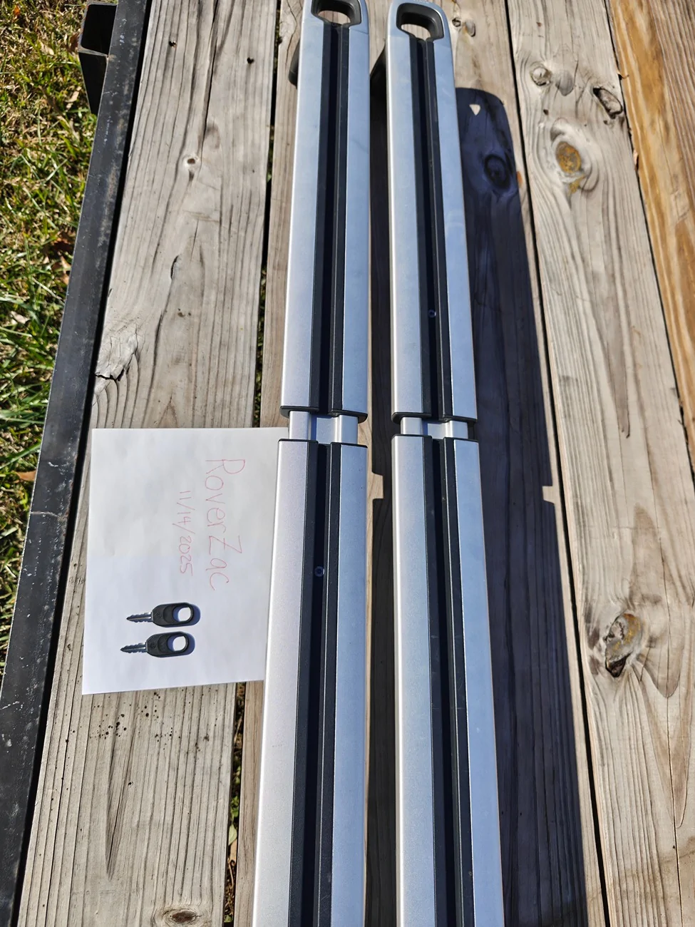 Rivian R1T R1S OE Silver Cross Bars $400 5226