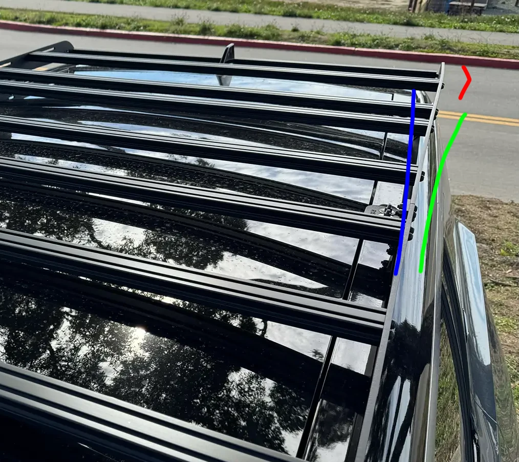 Rivian R1T R1S Prospeed Roof Rack for R1S Review curve copy cropped