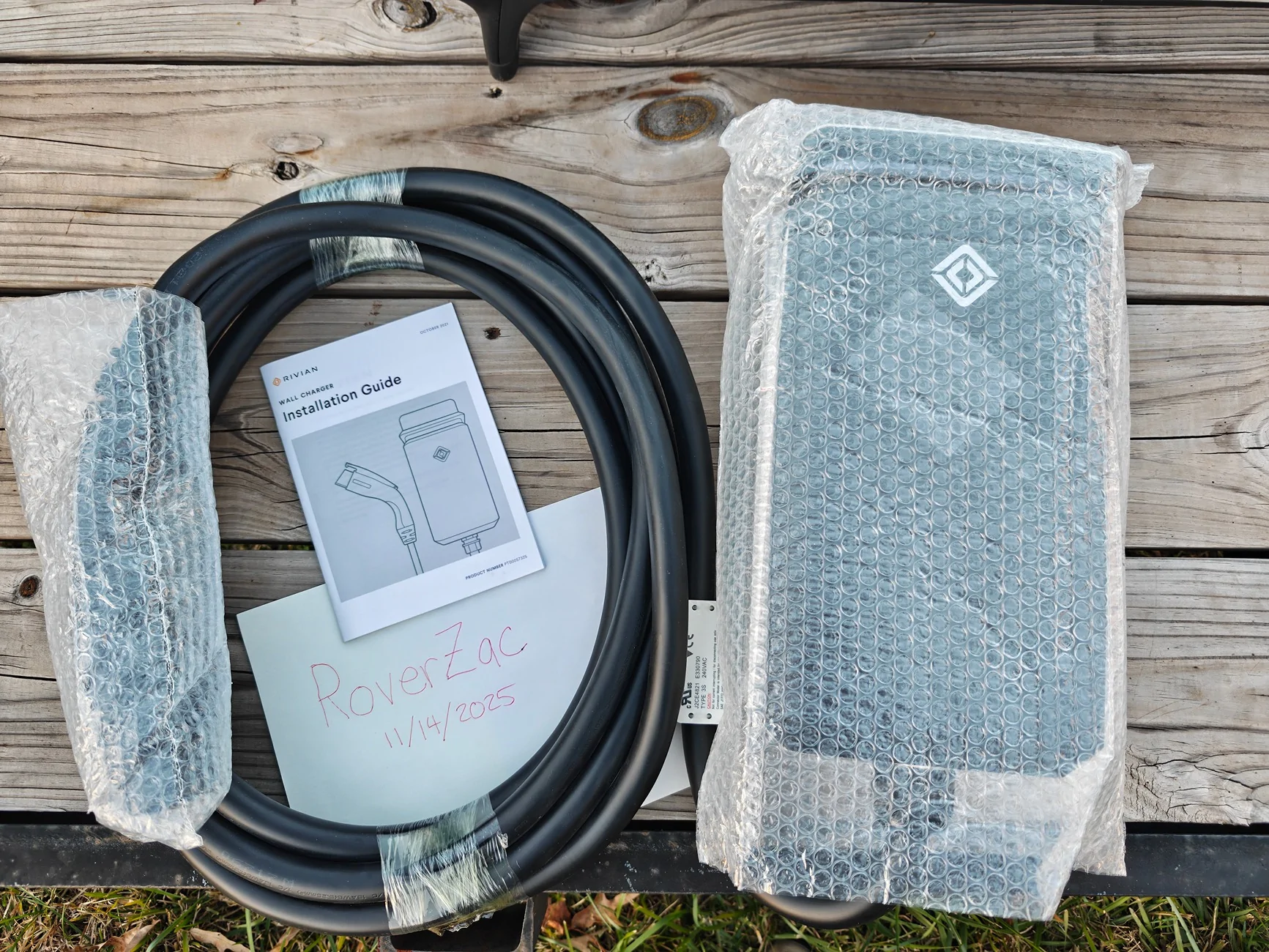 Rivian R1T R1S Rivian L2 Wall Charger J1772 5233