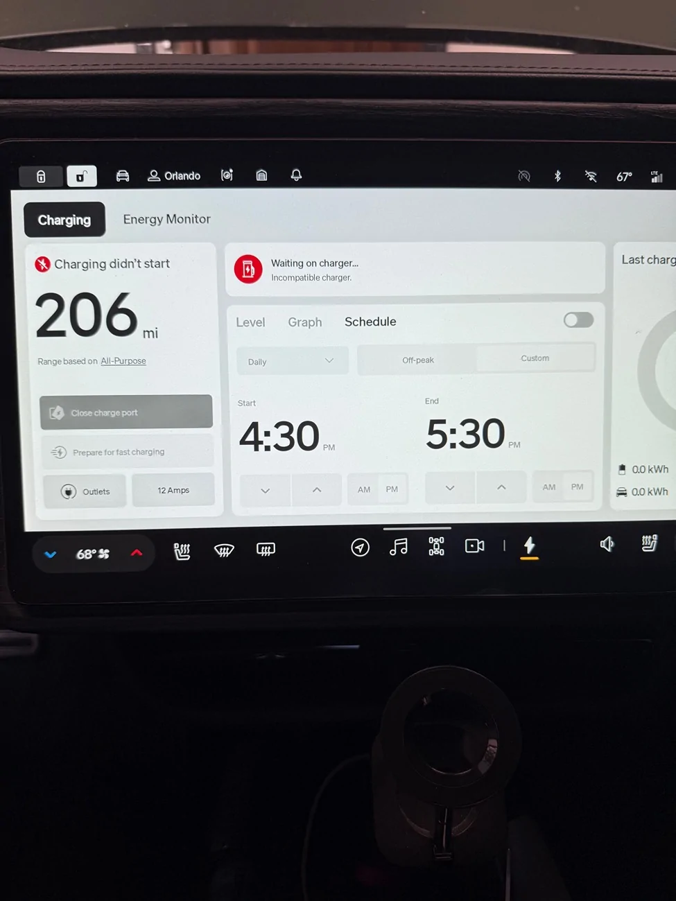 Rivian R1T R1S Charging Error - Unplug and Retry Again IMG_6164