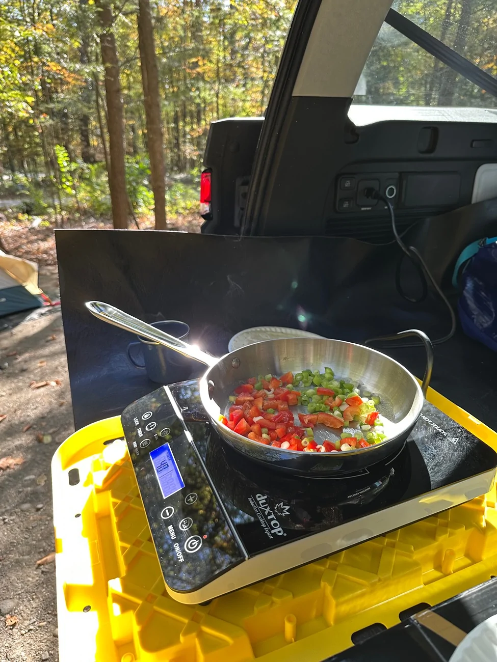 Rivian R1T R1S What’s your go-to camp kitchen cooking setup? 🍳 IMG_6336