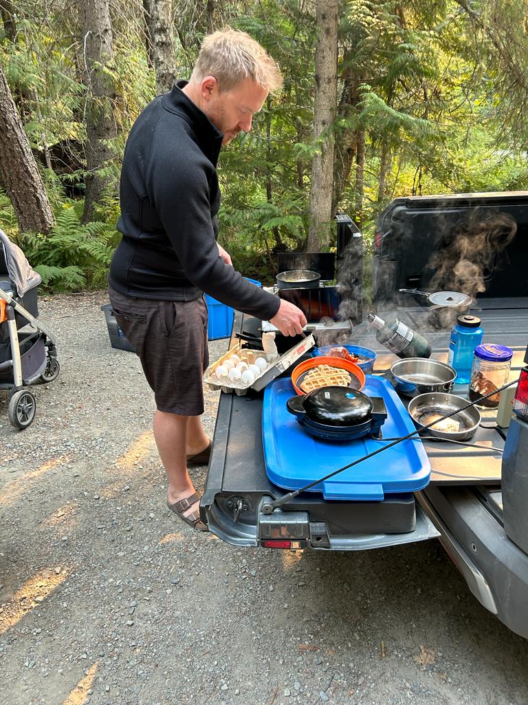 Rivian R1T R1S What’s your go-to camp kitchen cooking setup? 🍳 IMG-20230821-WA0035