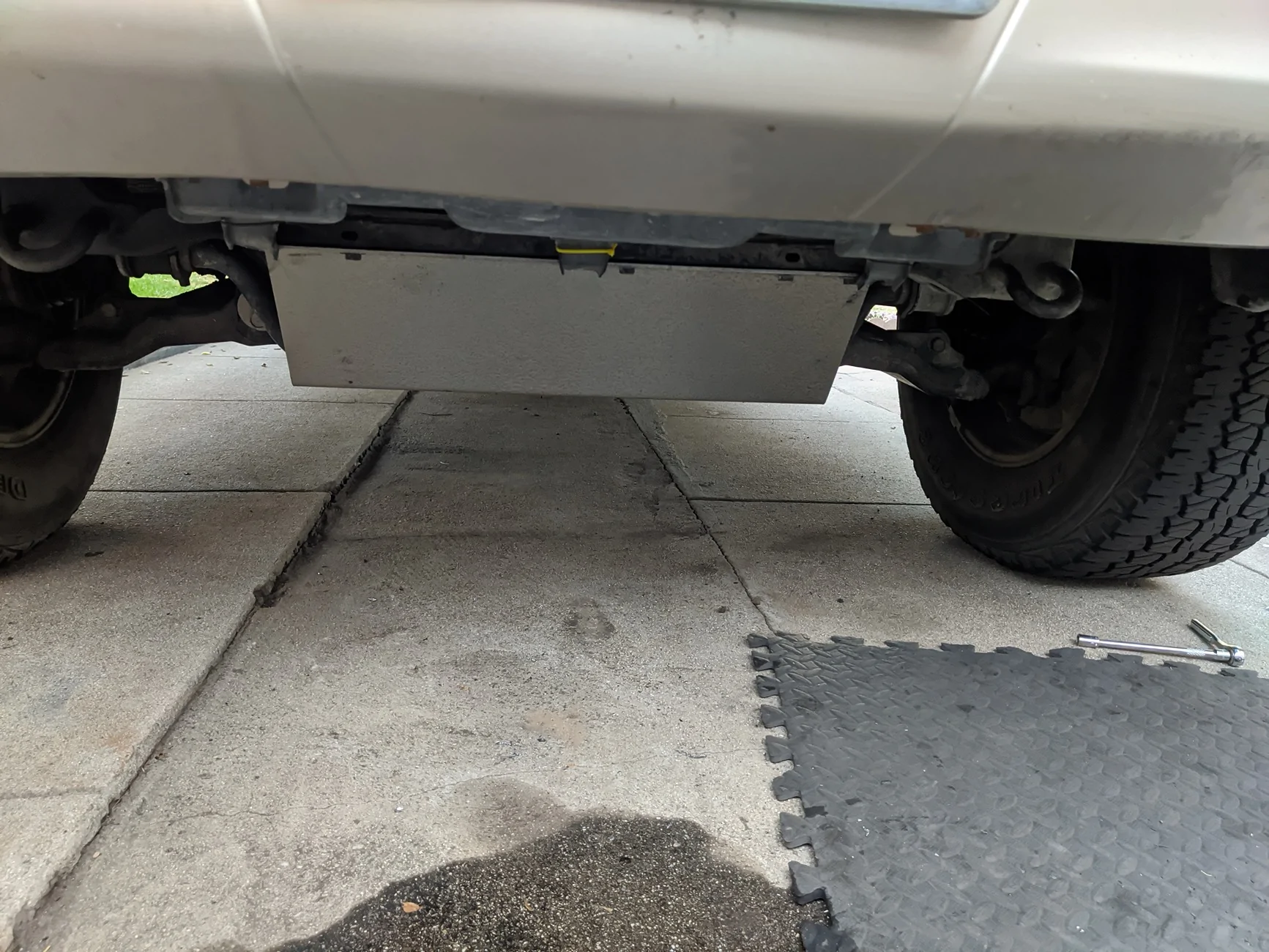Rivian R1T R1S Plastic underbody ripped off 2020-12-05 16.14.16