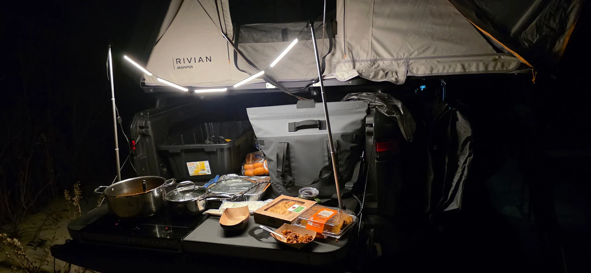 Rivian R1T R1S My First time Camping(ever) in my Rivian with the Mid-Atlantic Club on Assateage Island 20251114_175340