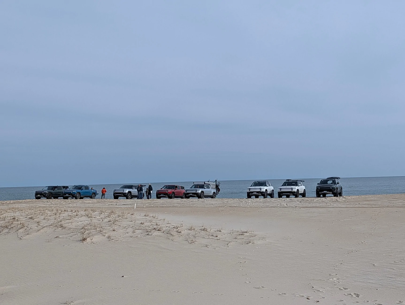 Rivian R1T R1S My First time Camping(ever) in my Rivian with the Mid-Atlantic Club on Assateage Island PXL_20251115_174004146