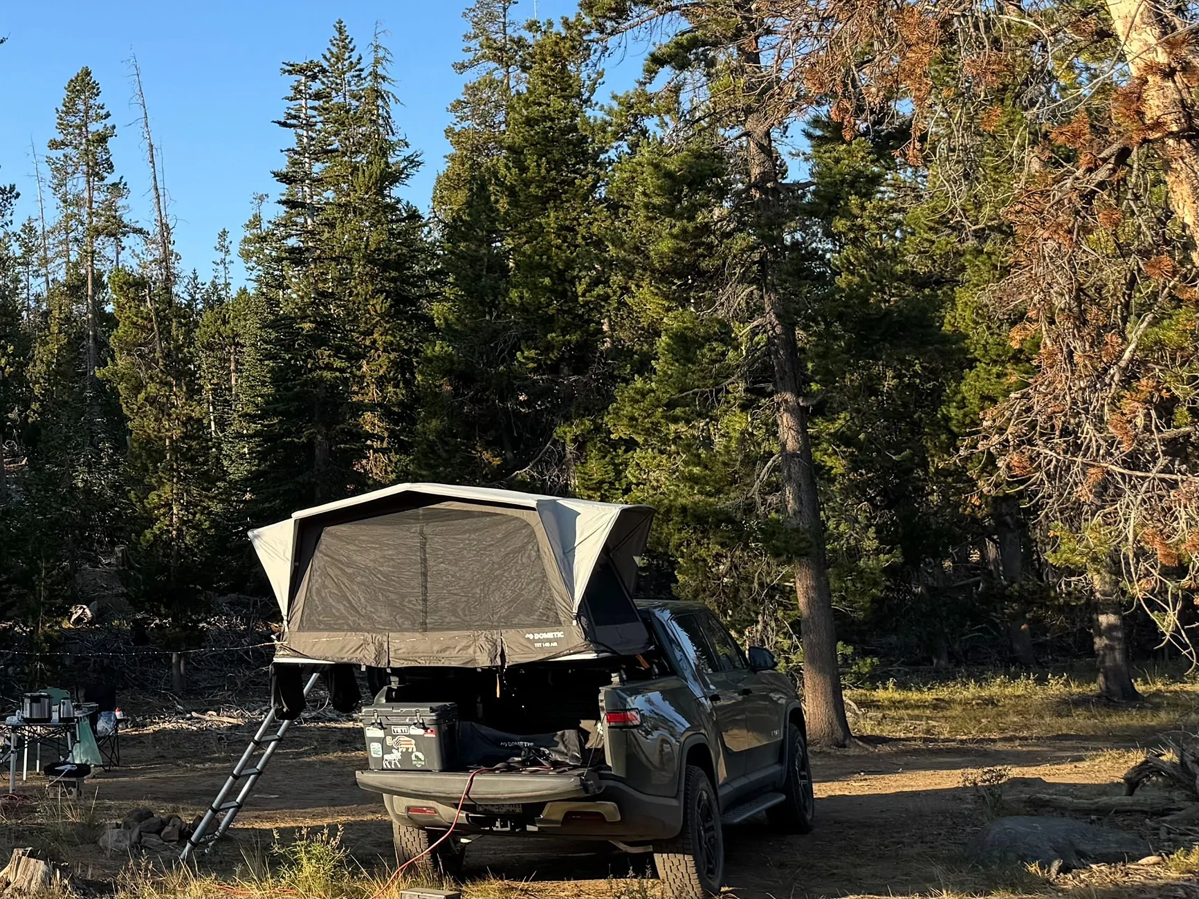 Rivian R1T R1S What’s your go-to camp kitchen cooking setup? 🍳 IMG_5355