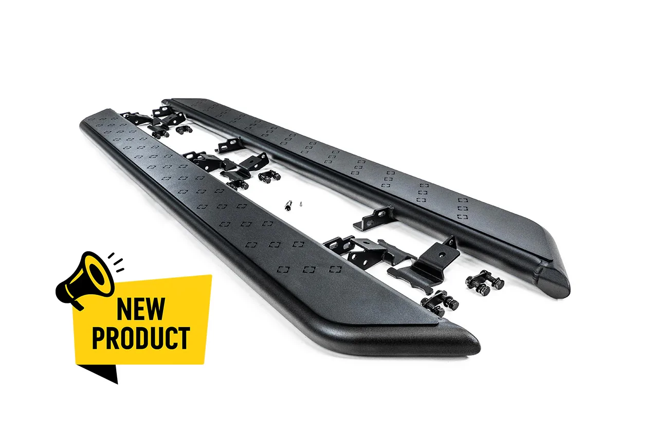 Rivian R1T R1S NEW PRODUCT! RMaxx Lightweight Aluminum Running Boards by EV Sportline - The best just got better! rivian-r1s-r1t-aluminum-running-boards-square-thread-web-n