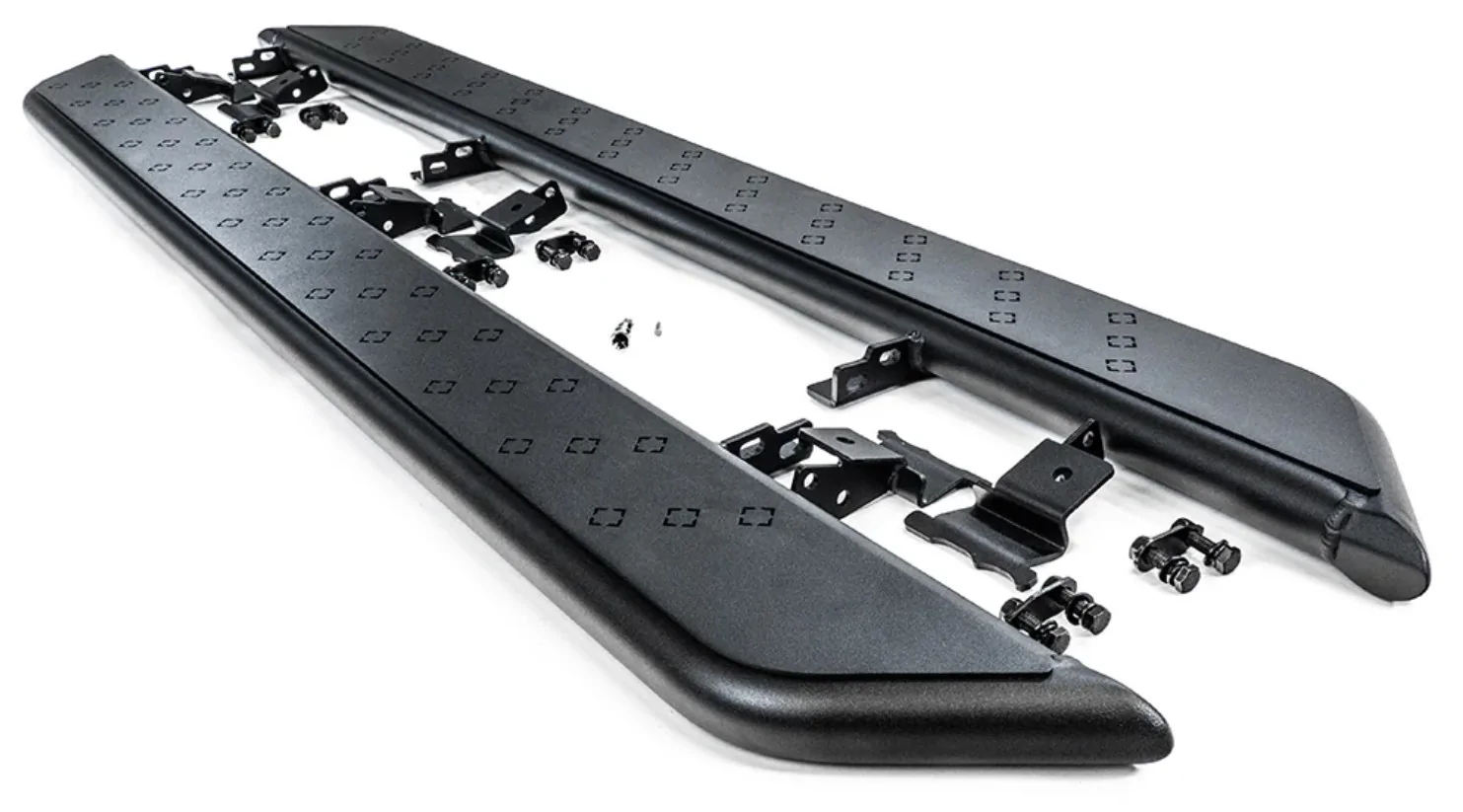 Rivian R1T R1S Initial Comparison of Running Boards and Rock Sliders EV Sportline Aluminum RB