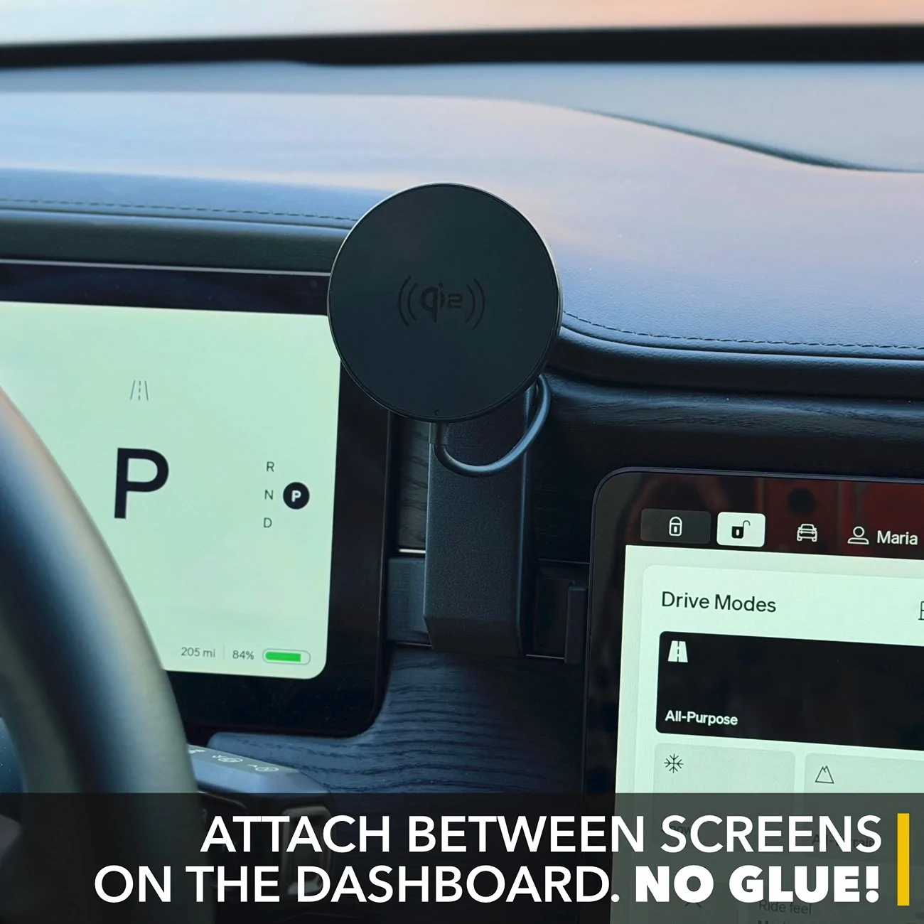 Rivian R1T R1S Dashboard Phone Charger - MagSafe compatible (TWRAPS) 2