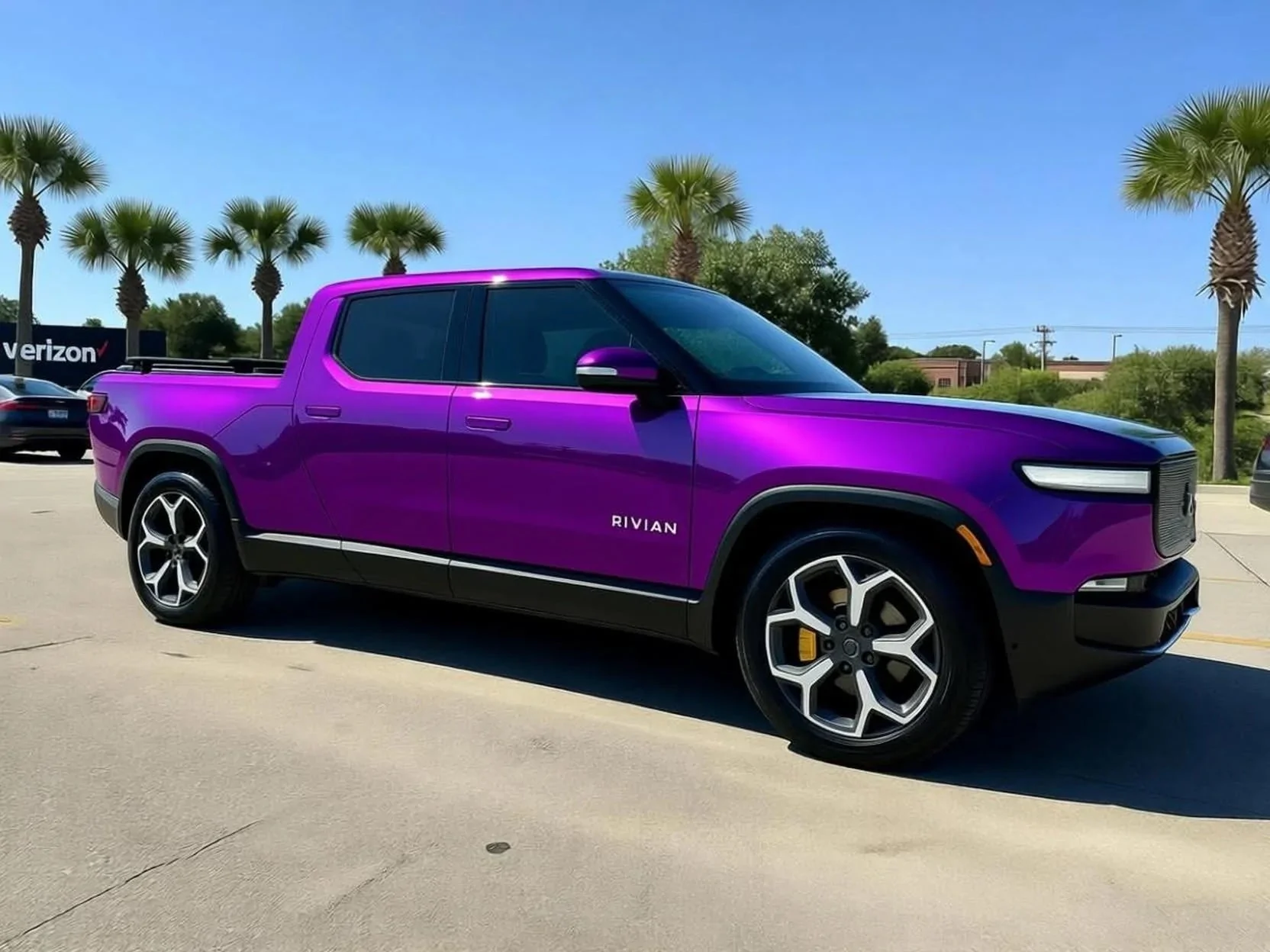 Rivian R1T R1S "Borealis" purple limited-edition paint color revealed! 1764791240842-8q