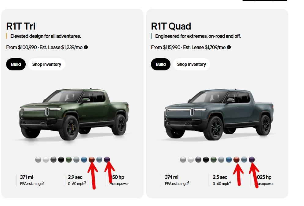 Rivian R1T R1S "Borealis" purple limited-edition paint color revealed! 1764796192685-ll
