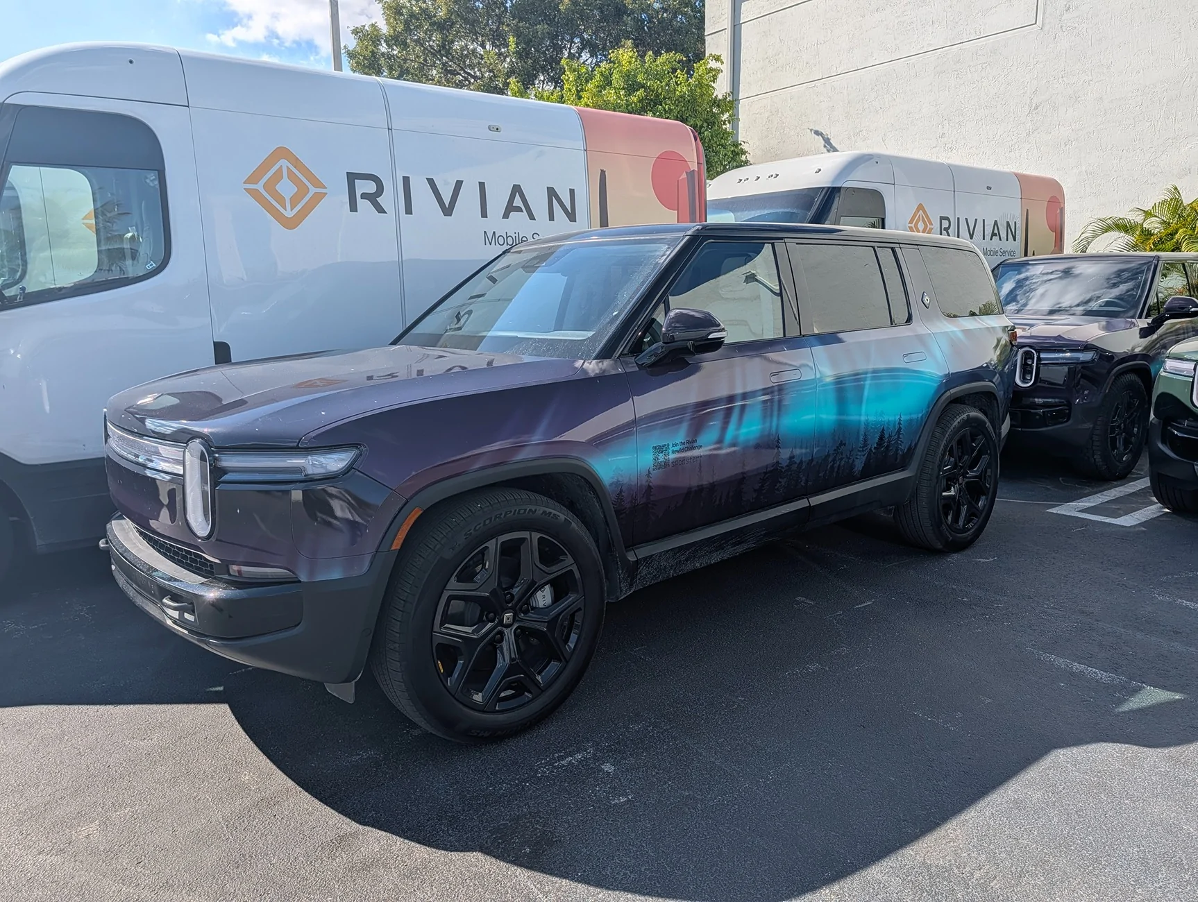 Rivian R1T R1S "Borealis" purple limited-edition paint color revealed! 7938