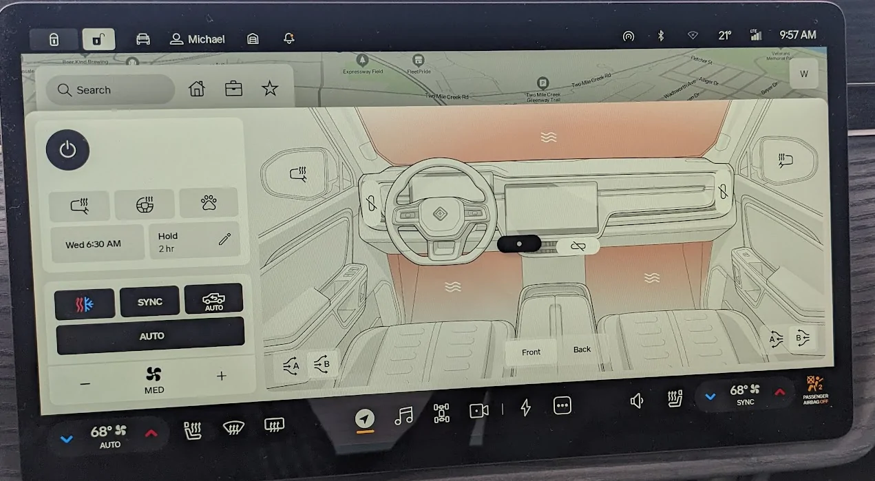 Rivian R1T R1S No heat while driving, heat while sitting - G1 R1T 1765293467043-ra
