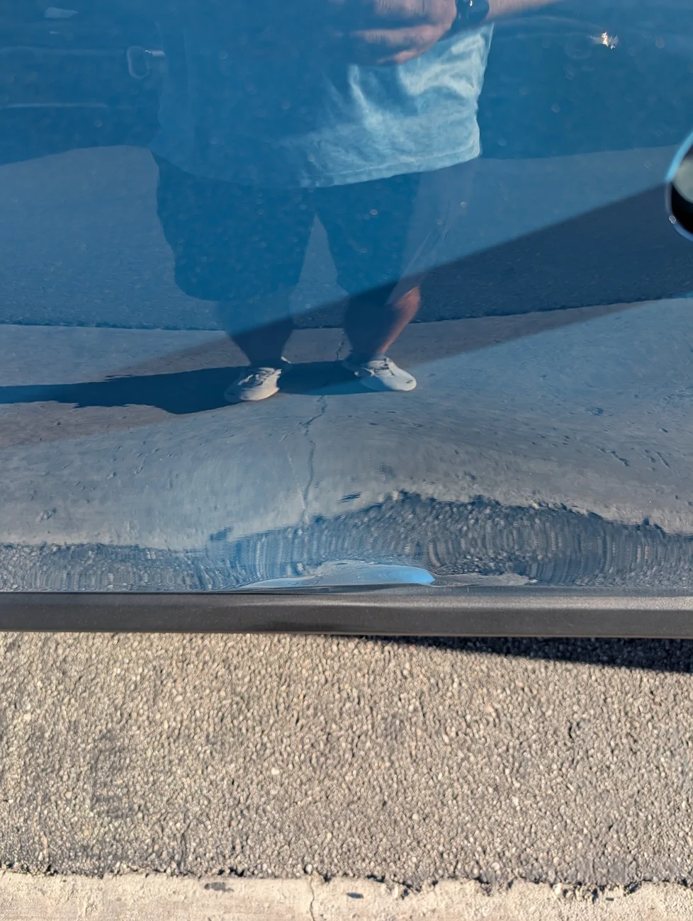 Rivian R1T R1S R1T Damaged at Costa Mesa service center (by a tech) PXL_20251209_225936307