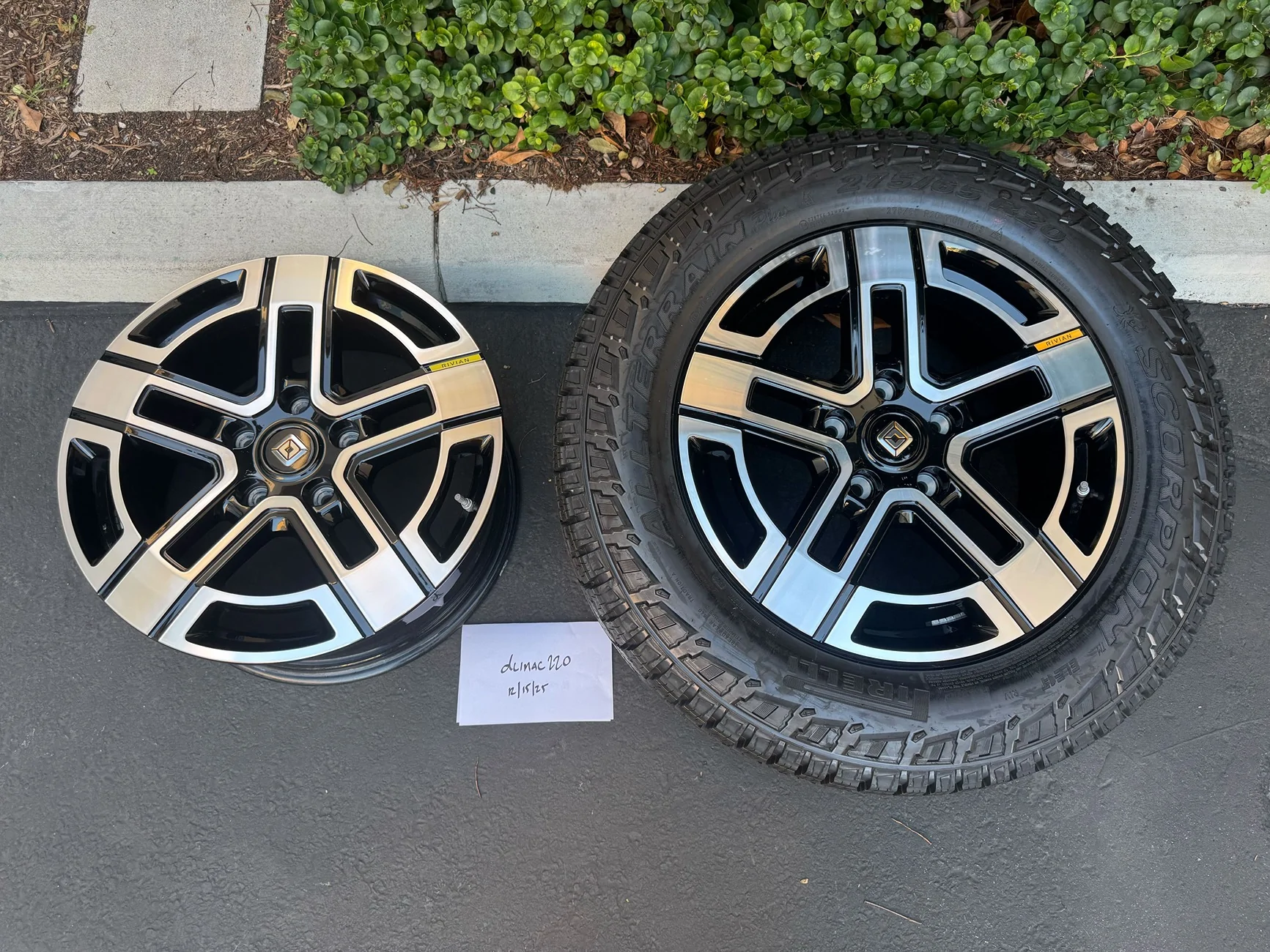 Rivian R1T R1S OEM 20" All-Terrain Bright IMG_3239