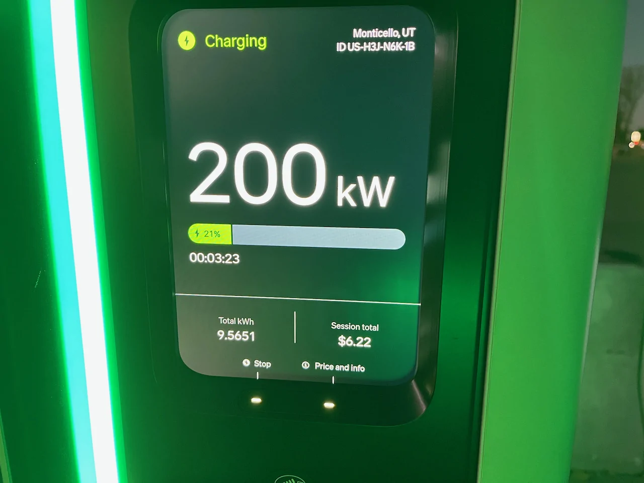 Rivian R1T R1S RAN Rivian Charging Stations Locations Map via Google Maps Monticello UT - 1