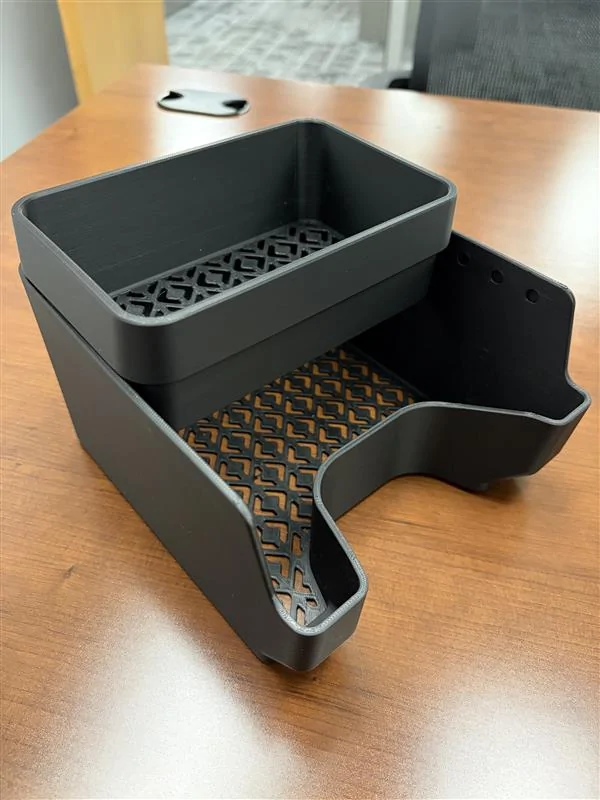 Rivian R1T R1S FREE - 3D Printed Center Console Organizer Image (7)