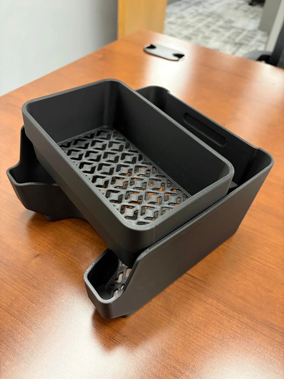 Rivian R1T R1S FREE - 3D Printed Center Console Organizer Image (8)