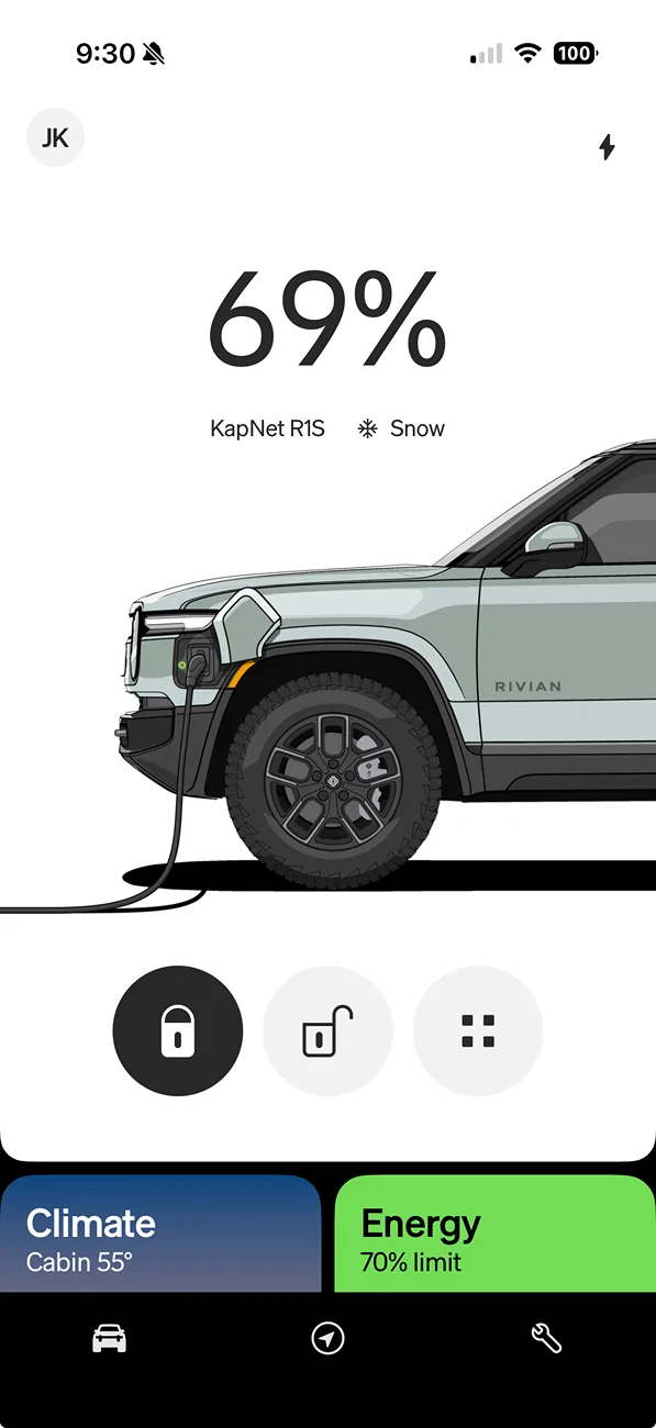 Rivian R1T R1S Setup digital key prompt not showing in app Screenshot 2025-12-21 at 9.30.49 AM
