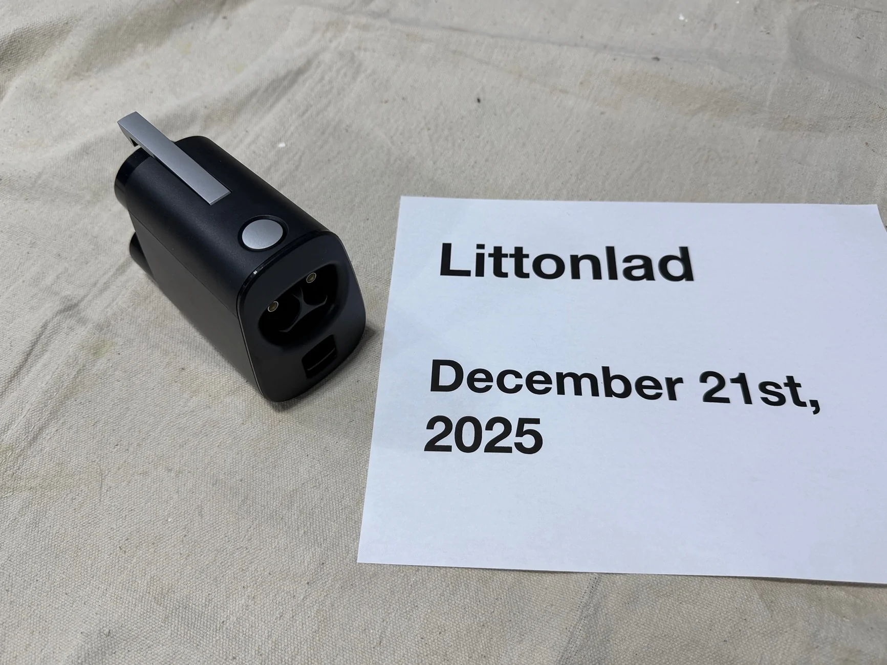 Rivian R1T R1S sold:Rivian OEM CCS to NACS Adapter $90 IMG_8959