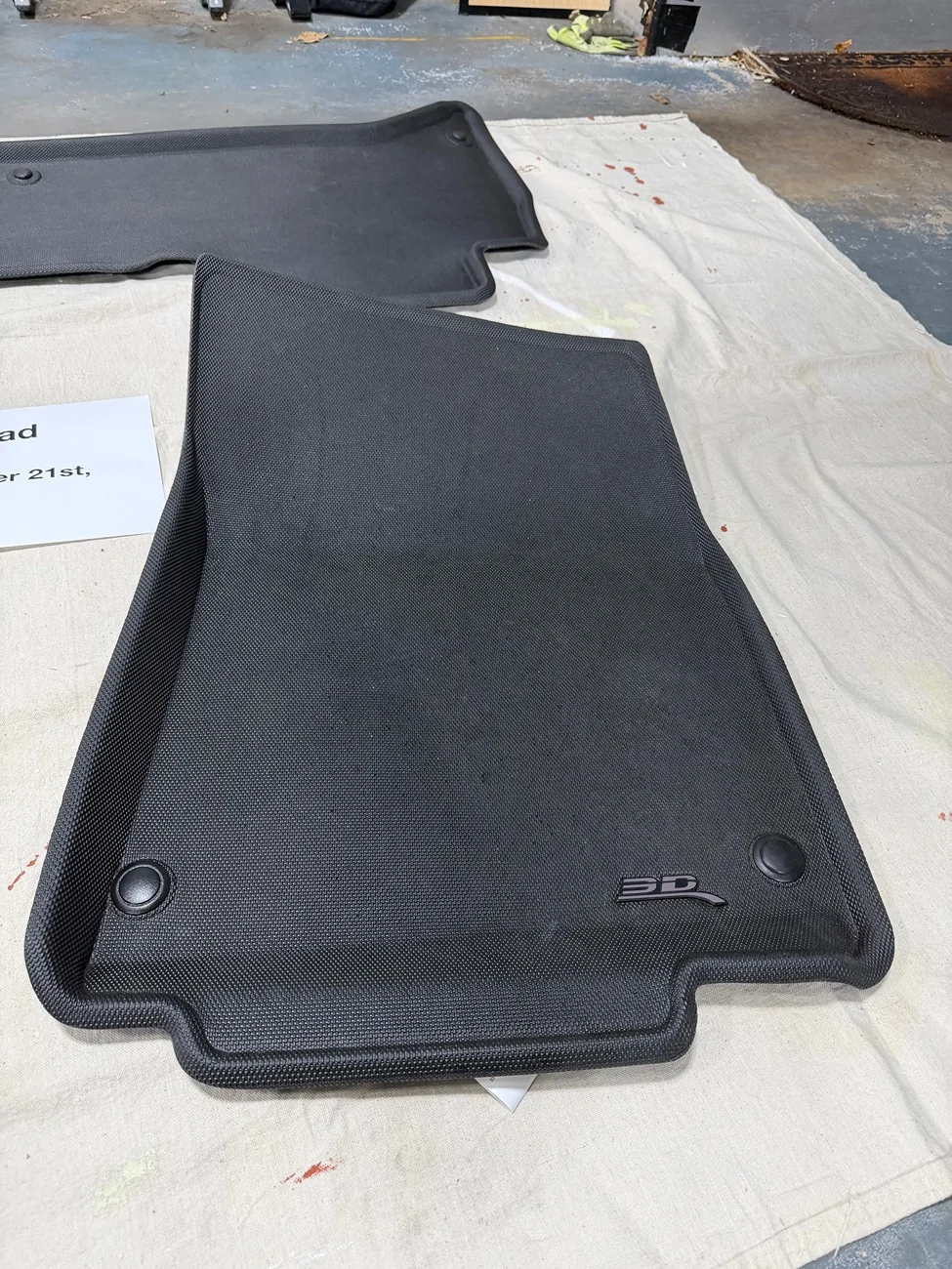 Rivian R1T R1S 3D Gen 1 R1T floor mats IMG_8955