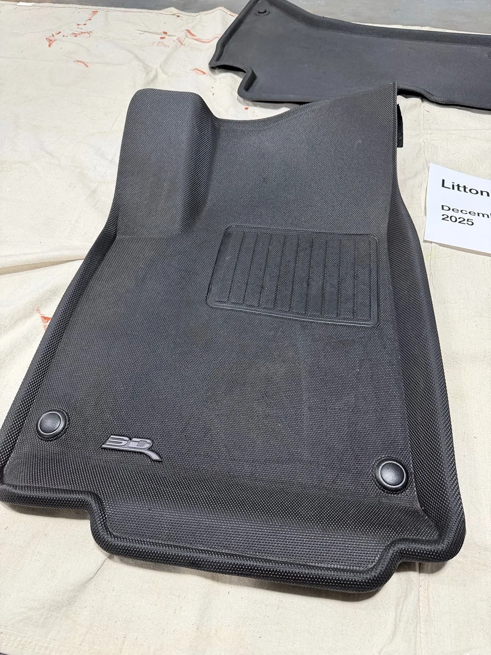 Rivian R1T R1S 3D Gen 1 R1T floor mats IMG_8954