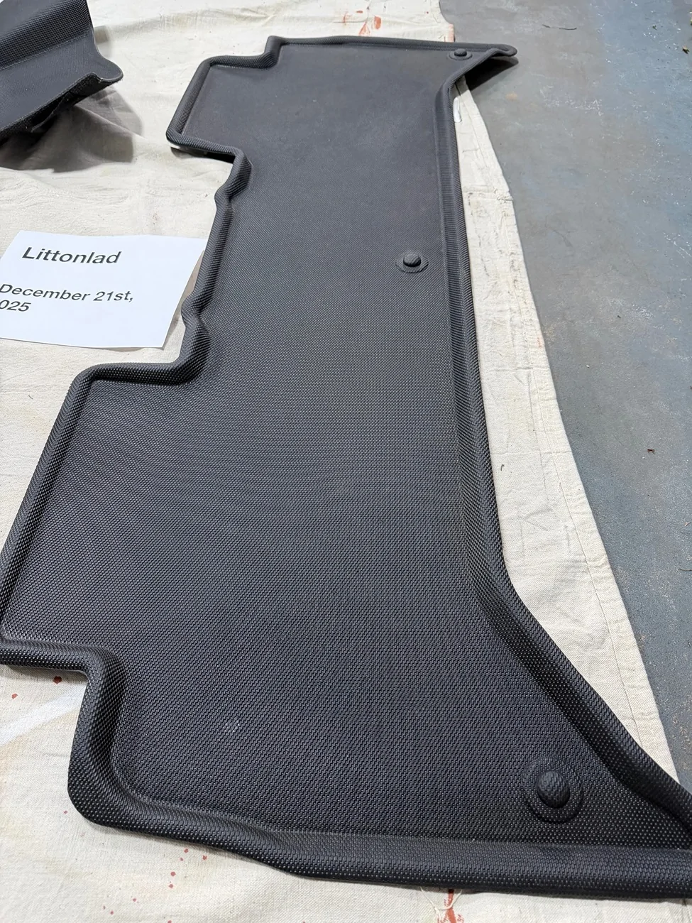 Rivian R1T R1S 3D Gen 1 R1T floor mats IMG_8956