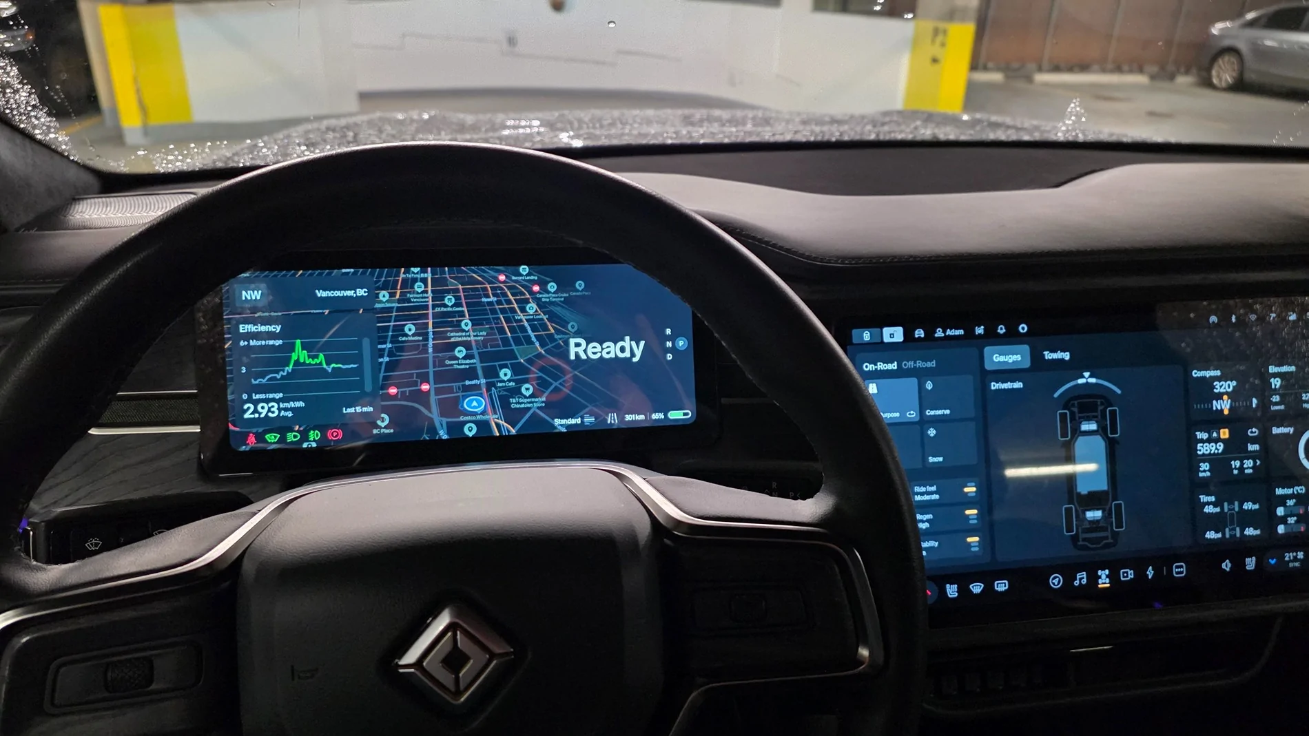 Rivian R1T R1S 2025.46.0 eliminated towing accessory mode 20251222_171752