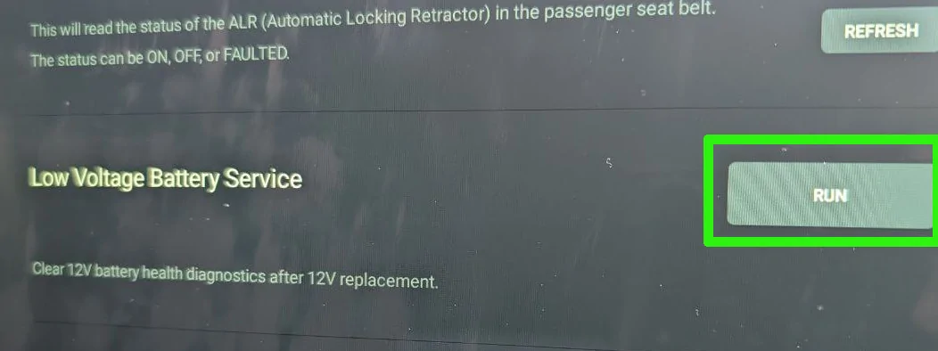 Rivian R1T R1S Need data points - Low Voltage Battery Service in RiDE functionality photo_2025-12-24_13-37-50