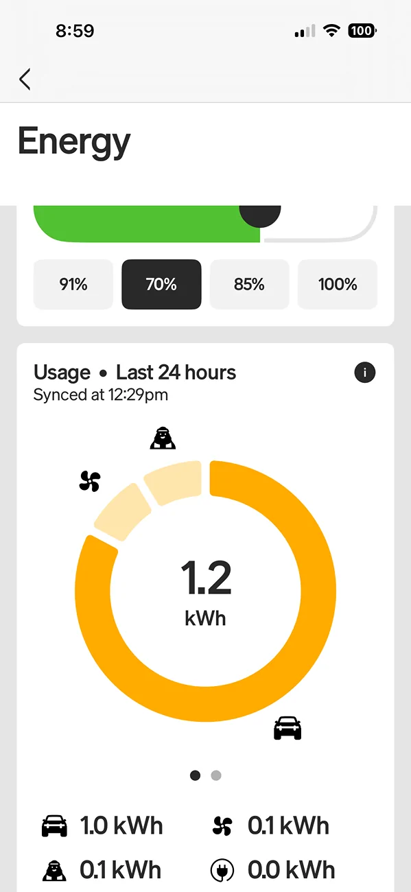 Rivian R1T R1S 1.4kWh Daily usage since .46 Update IMG_5404