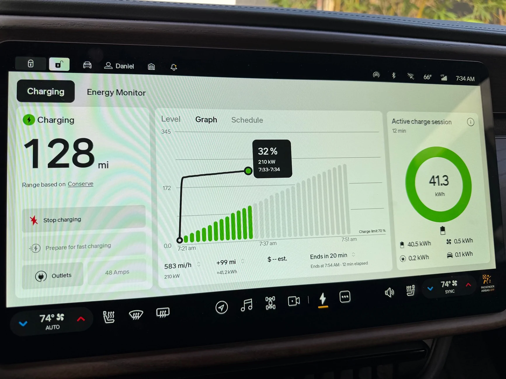 Rivian R1T R1S R1S G2 Charging Curve IMG_0942