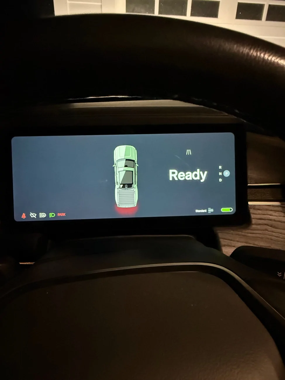 Rivian R1T R1S New to me R1T battery level and google maps IMG_7685