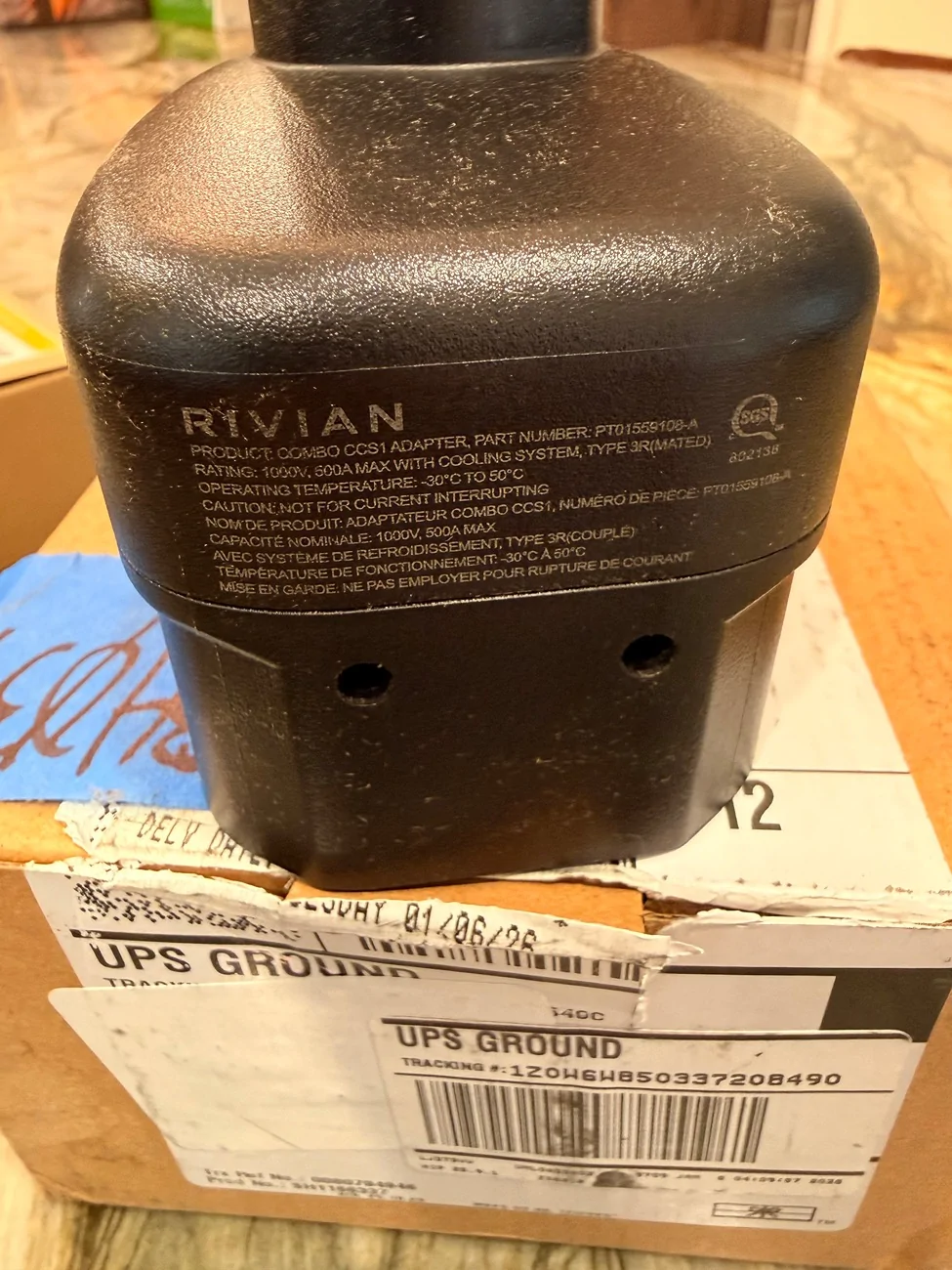 Rivian R1T R1S Level 3 Charging 2025-2026 for Rivian R1S May Require a $300 "Accessory" IMG_1528