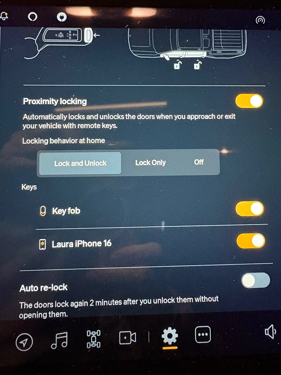 Rivian R1T R1S Proximity locking/unlocking at home not showing up IMG_6198