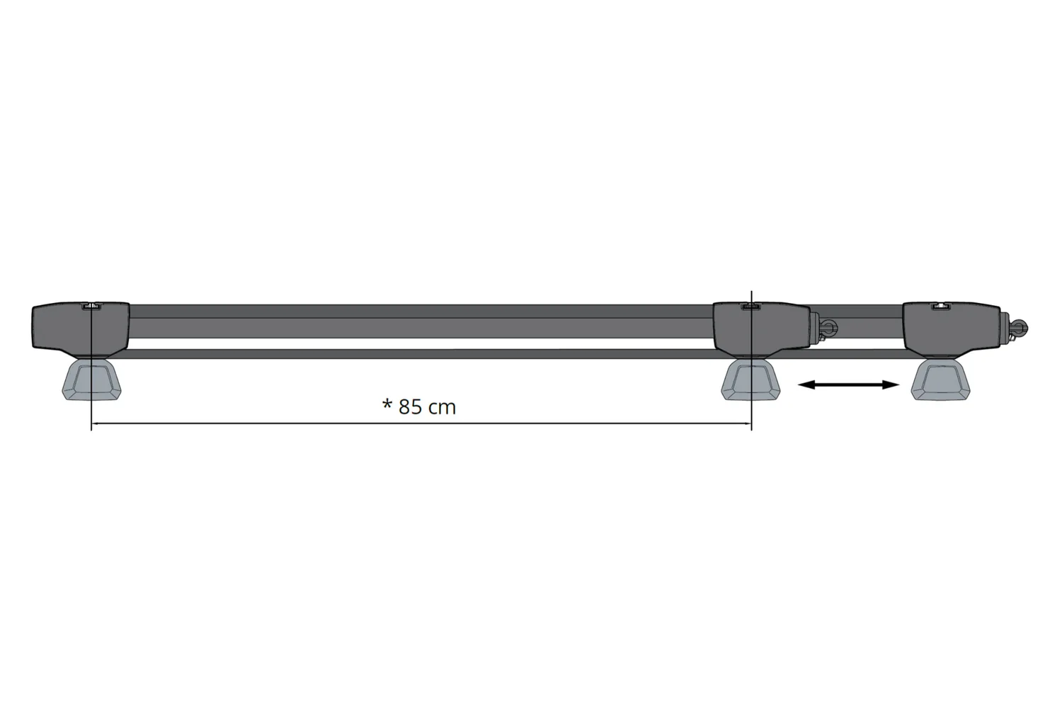 Rivian R1T R1S WTB - Dropracks Connecting Bar Kit IMG_2593