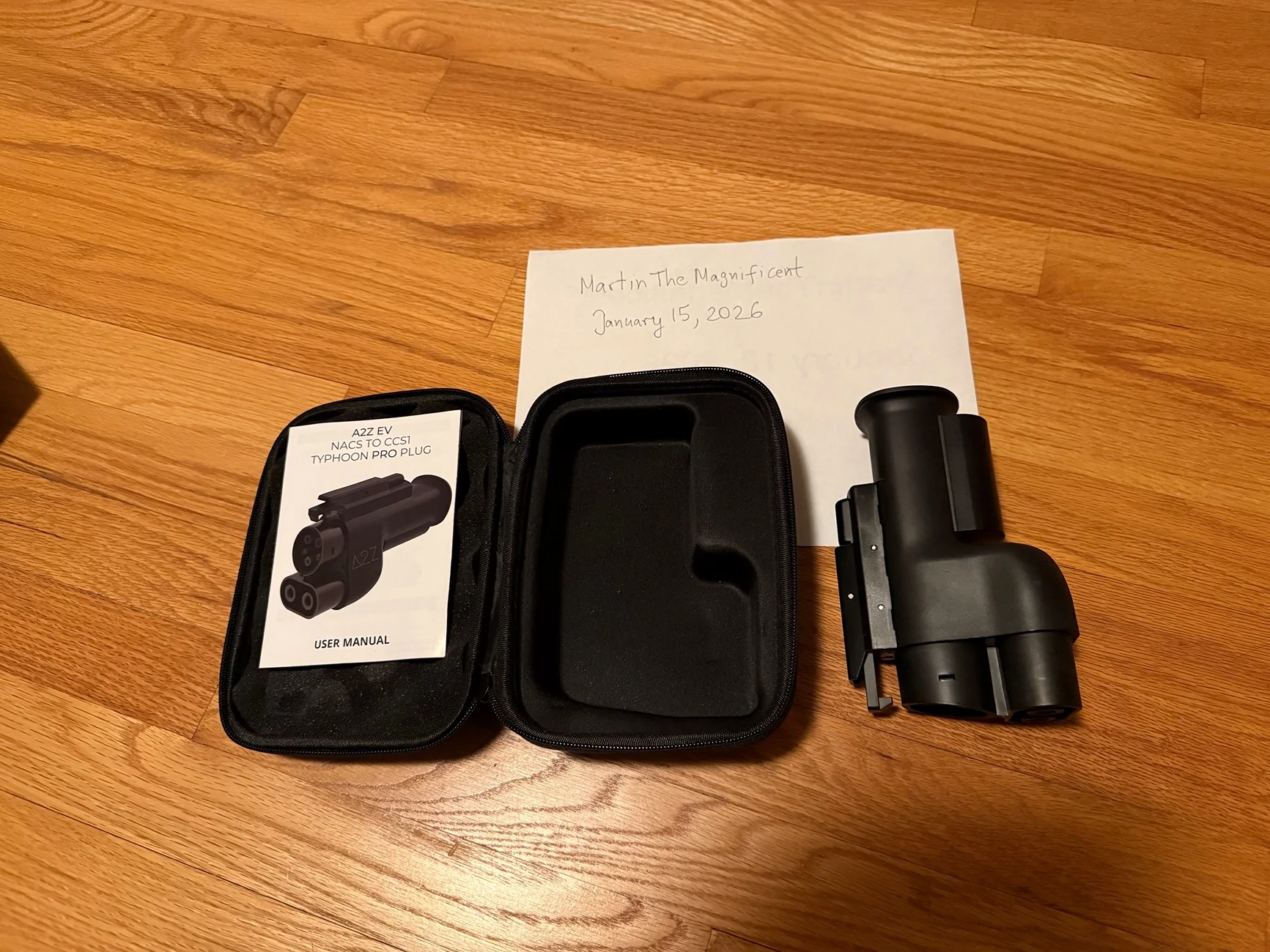 Rivian R1T R1S A2ZEV Typhoon Pro NACS to CCS Adapter IMG_8660