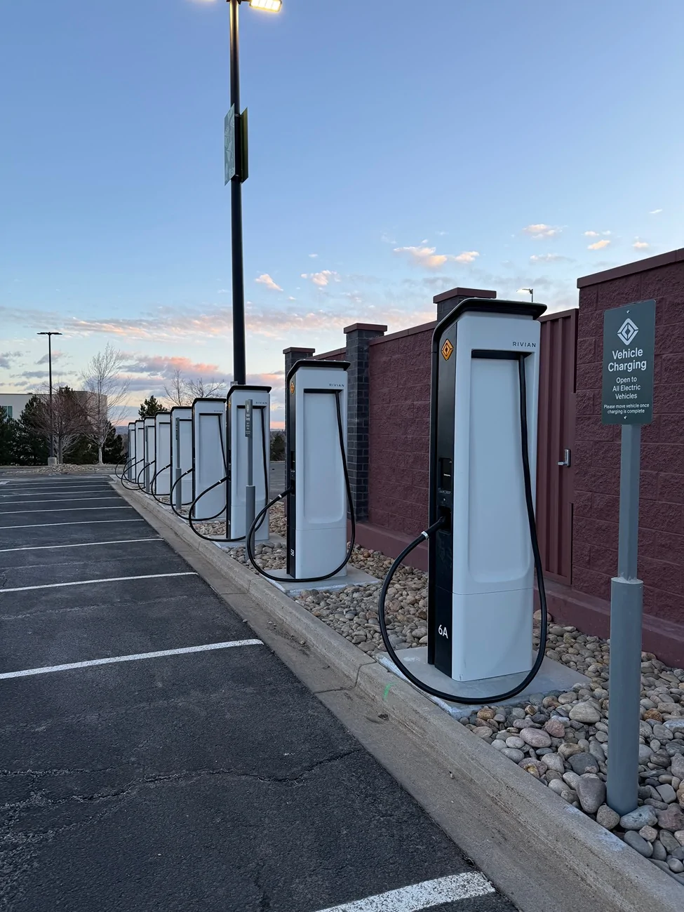 Rivian R1T R1S RAN Rivian Charging Stations Locations Map via Google Maps IMG_7243
